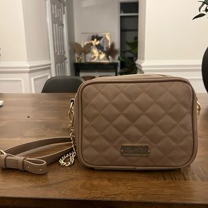 Itzy Ritzy Taupe Double Take Crossbody Diaper Bag- Retired color!